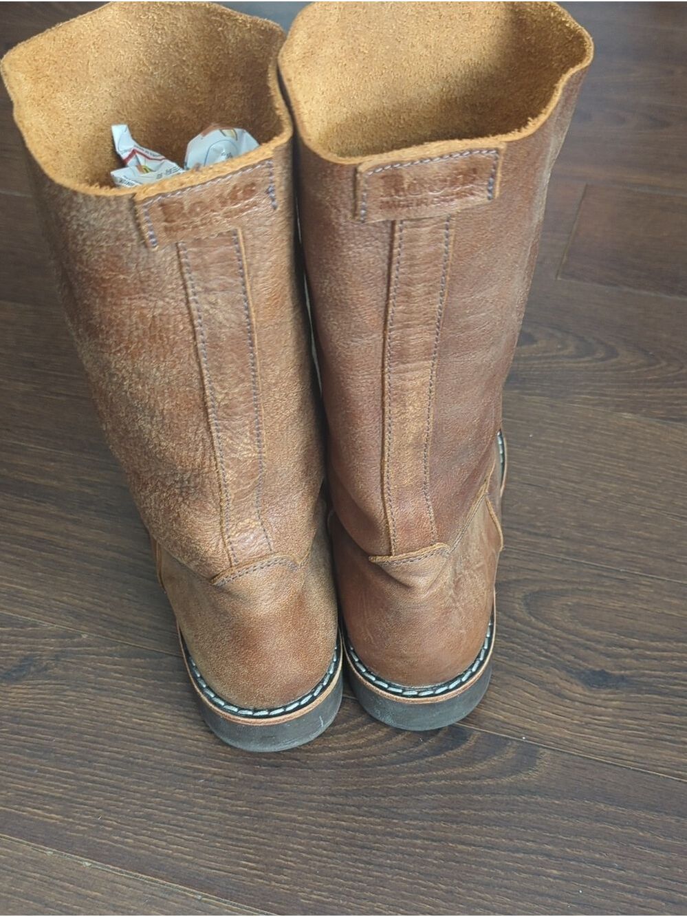 Roots Tribe Brown Leather Mid-Calf Boots - Picture 6 of 13